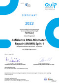 2023 Zertifika DNA Mismatch Repair 7 2023 S-1